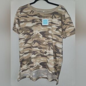 Hayden Medium Brown Camouflage T-Shirt